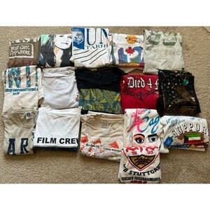 Pack Lot of 16 Vtg shirt 00s Y2k Mens Bundle Lot Reseller Tee